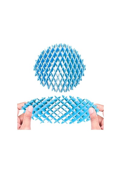Yeni Nesil Mavi Solucan Stres Oyuncağı Top Anahtarlıklı Model 2 Özellikli Vıp New Blue Fıdget Worm