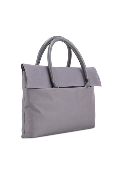 Classone Byn-el004 Wtxpro Su Geçirmez Kumaş 13-14 İnch Bayan Laptop, Notebook, Apple Uyumlu MacBook Air El Çantası- Tote Bag - Gri