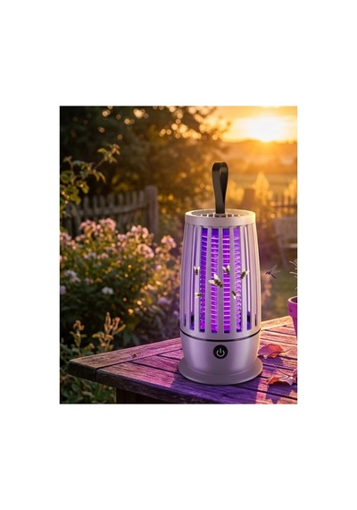 Elektrikli Sinek Öldürücü Lamba Uv Mor Işık Geniş Alan Etkili Sessiz Çalış - Hs08372882-1