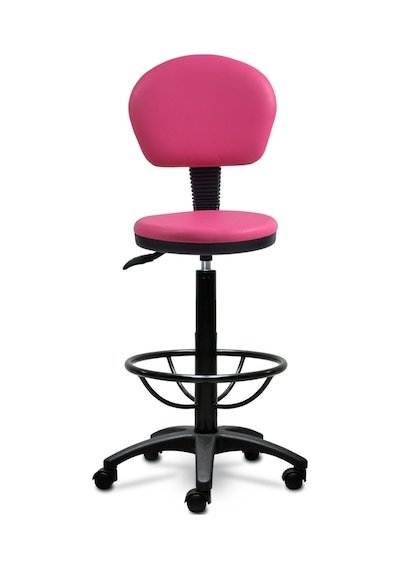Ofiscombin Ofis Büro Döner Tekerlekli Amortisörlü Arkalıklı Sırtlı Yüksek Bar Taburesi Pembe Deri 00047499504 Ofiscombin Ofis Büro Döner Tekerlekli Amortisörlü Arkalıklı Sırtlı Yüksek Bar Taburesi Pembe Deri 00047499504
