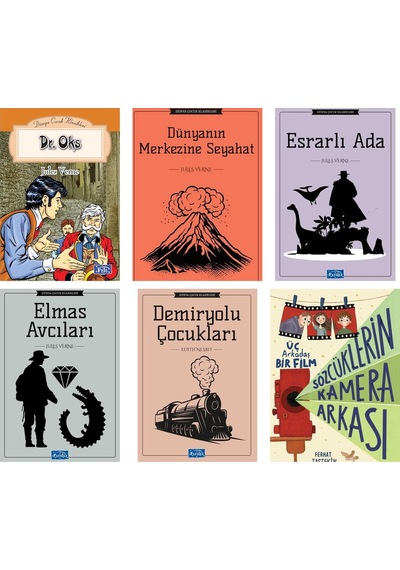 Ortaokul Okuma Seti Sözcüklerin Kamera Arkası Üç Arkadaş Bir