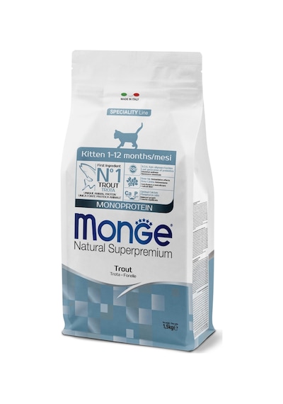 Monge Kitten Tek Proteinli Alabalıklı Yavru Kedi Maması 1,5 Kg
