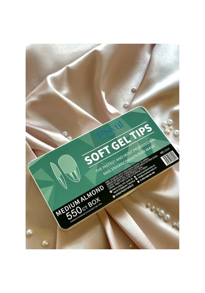 Misyul Premium Soft Gel Tips Yeni Nesil Medium Almond Protez Tırnak Seti