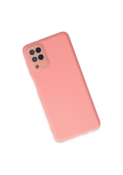 Cosmotex Newface Samsung Galaxy Uyumlu  A22 Kılıf Lansman Glass Kapak - Pembe