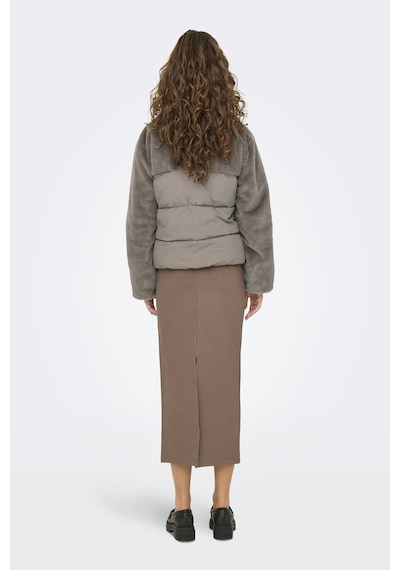 Only Onlwanja Fur Puffer Mıx Jacket Cc Otw A.haki15292945 Cok Renkli Çok Renkli