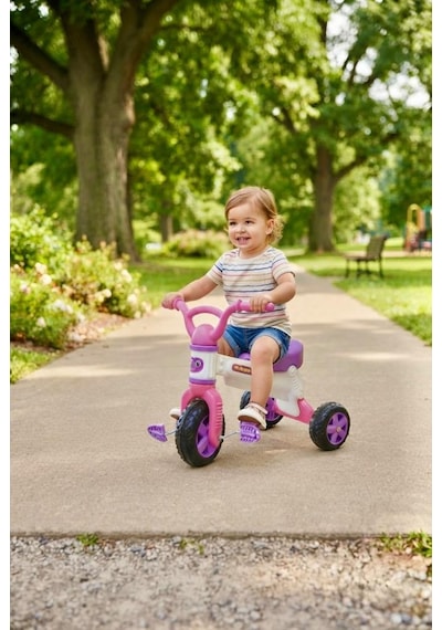 Motor Beceri Gelişimini Destekleyen 65 Cm Bisiklet Eğlence Ve Gelişim Bir Arada Pembe
