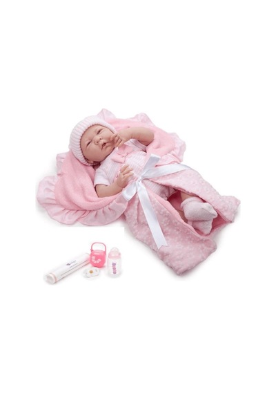 Berenguer Gerçekçi Yenidoğan Oyuncak Bebek 39 Cm Ve Pembe Kundak Seti
