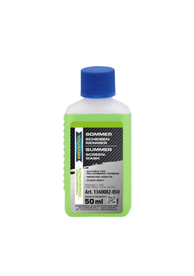 Ravenol Summer Screen Wash 1:100 Cam Suyu Konsantresi 1:100 50 Ml 1360082-050