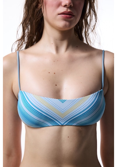 Penti Çizgili Renkli Nell Bandeau Bikini Üstü