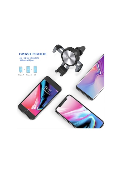 Ugreen 360 Derece Mekanik Araç İçi Telefon Tutucu
