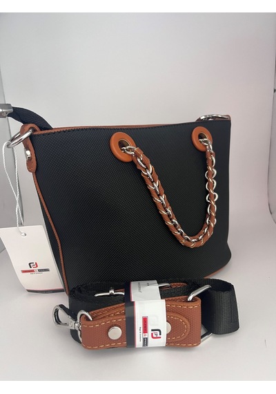 Just Polo Jp6054 Kadın El Ve Omuz Çantası Küçük Boy Ozt6054 Sıyah Taba Siyah - Taba