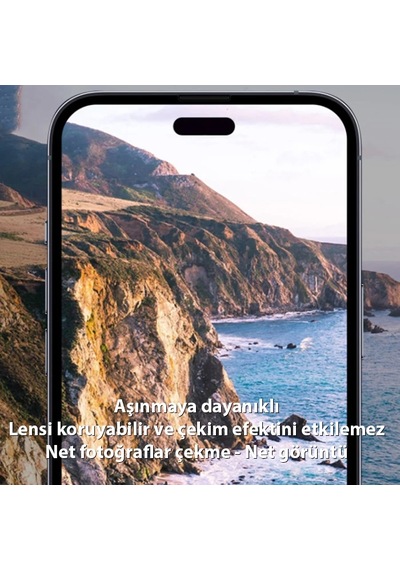 Ally Apple İphone Uyumlu 15-15 Plus Full Tempered Kamera Lens Koruma Camı- 5775