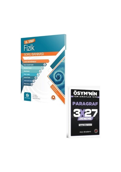 Bilgisarmal 2027 10. Sınıf Fizik Soru Bankası+ Evp Akademi Paragraf