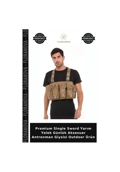 Floranova Premium Single Sword Yarım Yelek Günlük Aksesuar Antrenman Giysisi Outdoor Ürün Çok Renkli