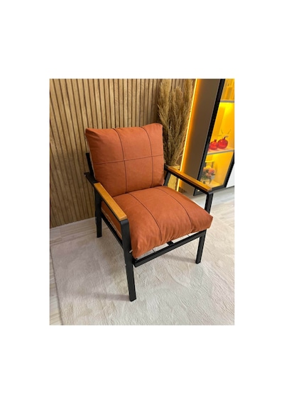 Balkon Mobilyası , Bahçe Mobilyası, 3-1-1 Takıma Uygun, Minder Kılıfı , Koruyucu Kılıf ,outdoor Kumaş Turuncu