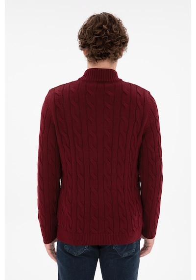 U.s. Polo Assn. Erkek Bordo Kazak /triko 50297020-vr014 Bordo
