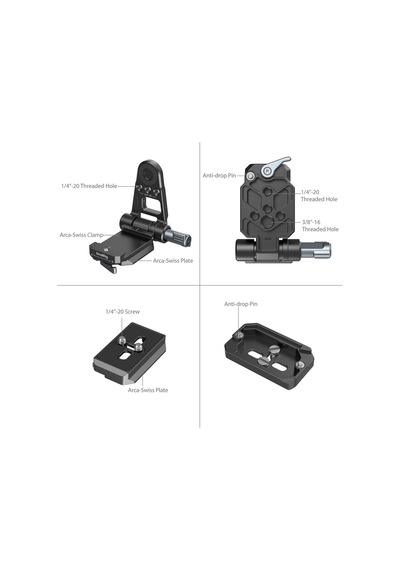 Smallrig - 4696 Np-f Serileri İçin Batarya Plate