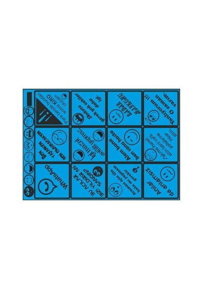 A5 Sticker 041 Tek Paket Çoklu Sticker Standart