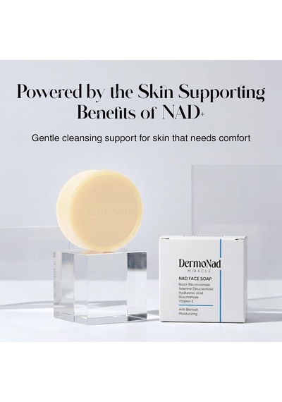 Yüz Sabunu Leke Karşıtı Aydınlatıcı 100 Gr Nad+ Hyalüronik Asit,niasinamid,vitamin E