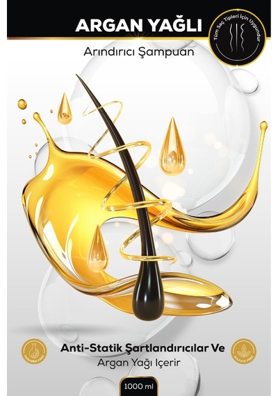 Argan Yağlı Arındırıcı Şampuan