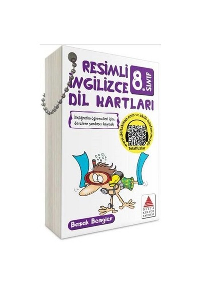 Delta Kültür Yayınları 8.Sınıf Resimli Ingilizce Dil Kartları