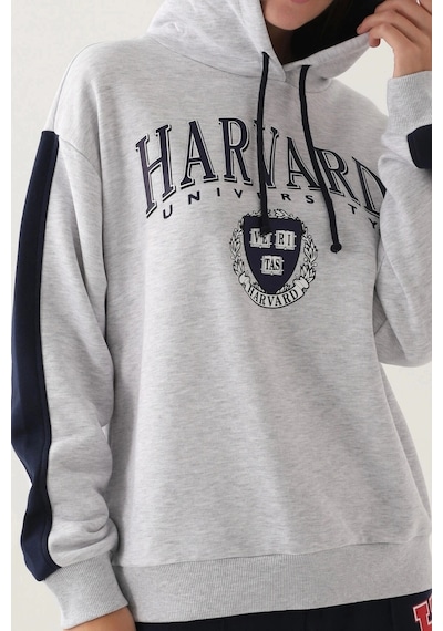 Harvard Kadın Tek Üst - Kar Melanj Kar Melanj