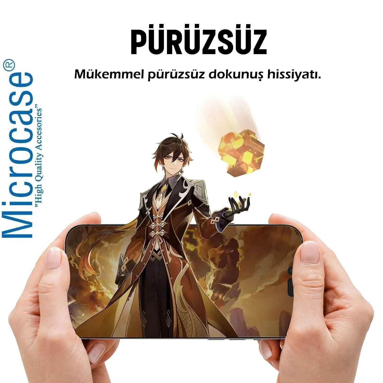 Microcase Google Pixel 10 Pro Xl Privacy Gizlilik Filtreli Tam Kaplayan Tempered Cam-al3125
