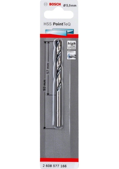 Bosch HSS Spiral Matkap Ucu PointTeQ 5.5mm - 2608577166