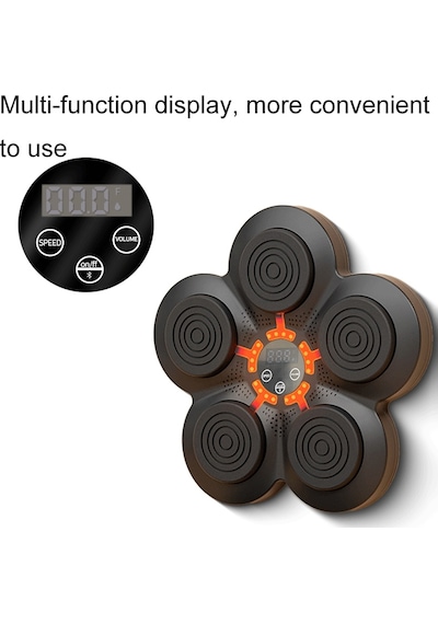 Led Işık Akıllı Bluetooth Müzik Boks Makinesi Ev Yumruksuz Duvara Monte Elektronik Boksör Çocuk Eldivenleri