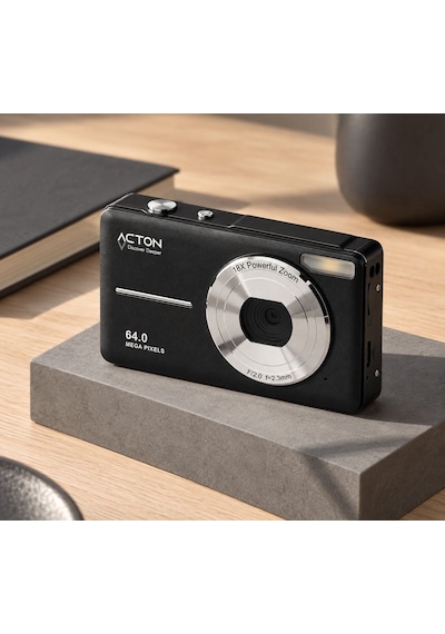 Acton Pixon Dijital Fotoğraf Makinesi (Acton Türkiye Karacasulu Garantili)