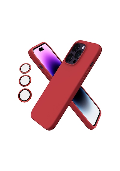 Apple Uyumlu iPhone 13 Pro Max Kılıf Kamera Lensli Lansman Silikon Kapak
