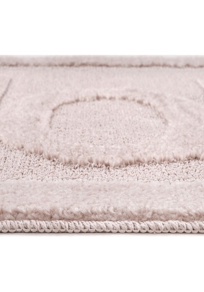 Doğal Kaymaz Taban Banyo Paspas Uzun Ömürlü Yumuşak Dokulu Su Emici Yıkanabilir Love 60x100 Vizon