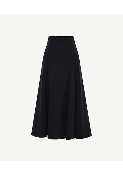 Yargıcı Volanlı Midi Etek 25kket4029p 001 Siyah