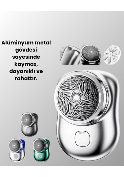 Zengemtx Islak-kuru Kullanımlı Suya Dalı Mini Tıraş Cihazı
