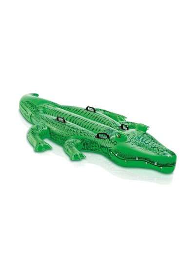Intex Giant Gator Ride-on - Aufblasbarer Reittier - 203 X 114 Cm