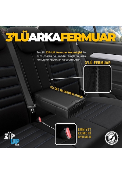 Otom Individual Design Ekstra Destekli Oto Koltuk Kılıfı - 550061876