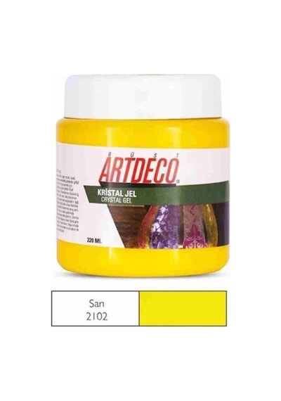 Artdeco Kristal Jel 220 Ml Altın Sarısı
