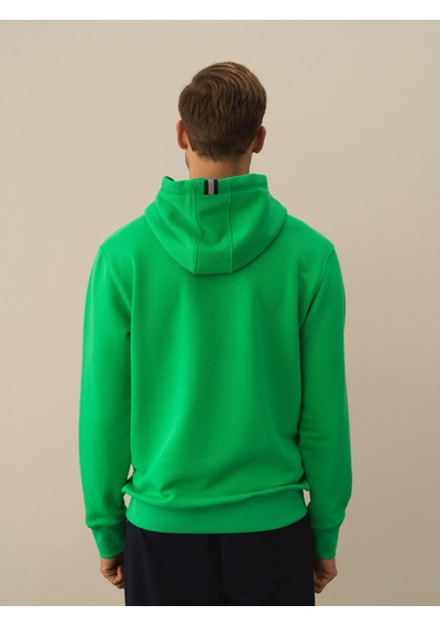 Xint Yeşil Regular Fit Kapüşonlu Pamuklu Sweatshirt 300305