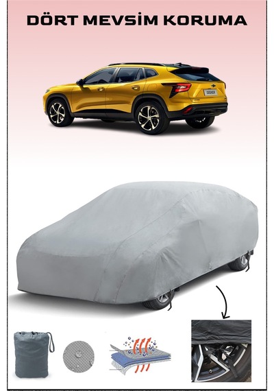 Chevrolet Cobalt Uyumlu Araba Brandası, Oto Branda, Araba Çadırı, Su-güneş Geçirmez Gri
