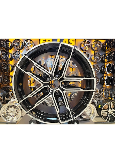 4 Adet Stw-824 8 18 5 112 Et45 66,6 Black Mack Jant Yenilenmiş Takım