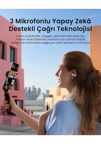 Ugreen Clipbuds Pro Hi-res Aktif Gürültü Engelleyici Kablosuz Kulak İçi Kulaklık, Beyaz, 65880