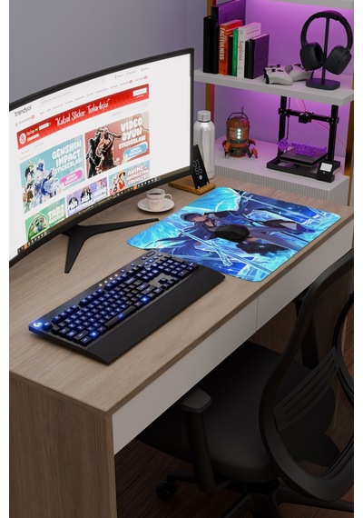Akame Ga Kill Anime V2 - 48x40 Xl Gaming Kauçuk Kaymaz Taban Mouse Pad Fare Altlığı