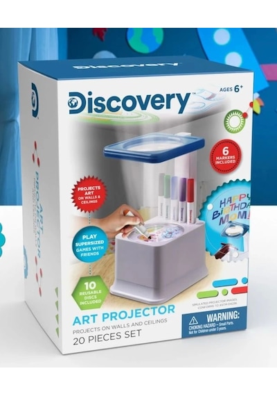 Discovery Kids - Eğlenceli Sanat Projeksiyonu Ve Boyama Seti White