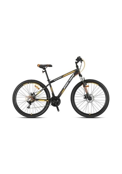 Geroni Magnum - 24 - Mtb - 14' - 21 Vites - M.disc - Mat Siyah-neon Turuncu/gri Siyah - Gümüş - Turuncu