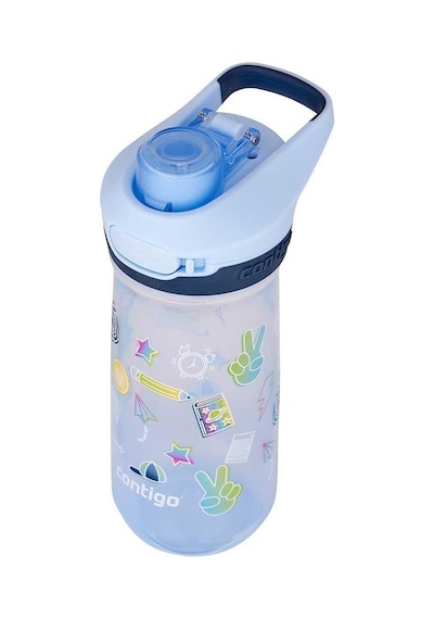 Contigo Jessie Tritan Bas İç Kapaklı Çocuk Suluğu 420ml - Turkuaz Turkuaz