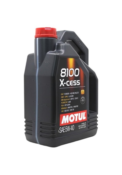 Motul 8100 X-Cess 5W-40 Tam Sentetik Motor Yağı 2 x 4 L