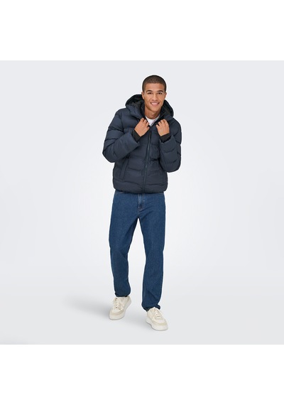 Only & Sons Only&sons Union Seamless Life Puffer Erkek Lacivert Kapüşonlu Mont Lacivert Only & Sons Only&sons Union Seamless Life Puffer Erkek Lacivert Kapüşonlu Mont Lacivert