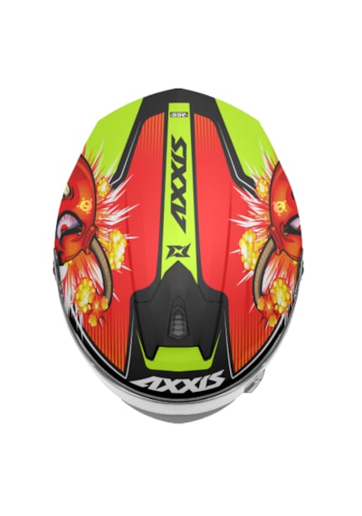 Axxis Draken S Bombs A5 Kask Mat Kırmızı