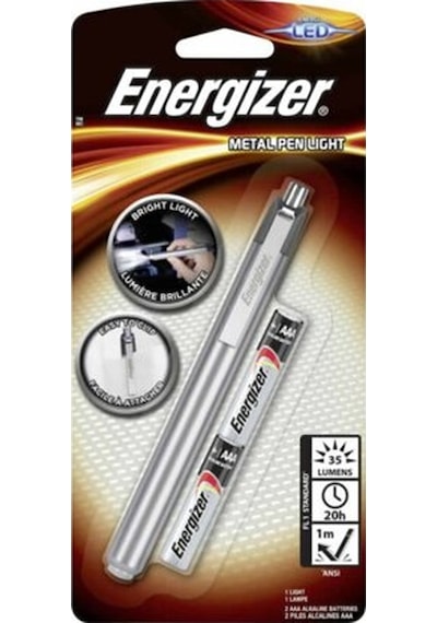 Energizer Metal Penlight 35 Lümen 2 Adet Aaa Alkalin Pil Dahil