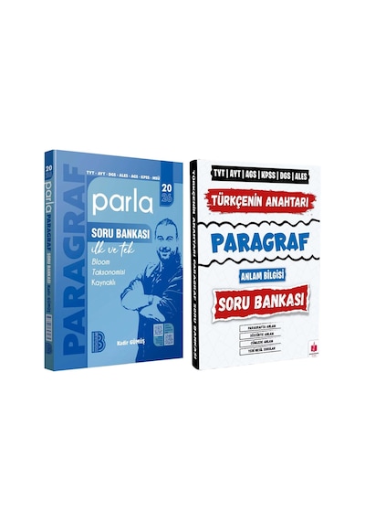 2026 Türkçenin Anahtarı Paragraf Soru + Benim Hocam Parla Paragraf Soru Bankası Kadir Gümüş